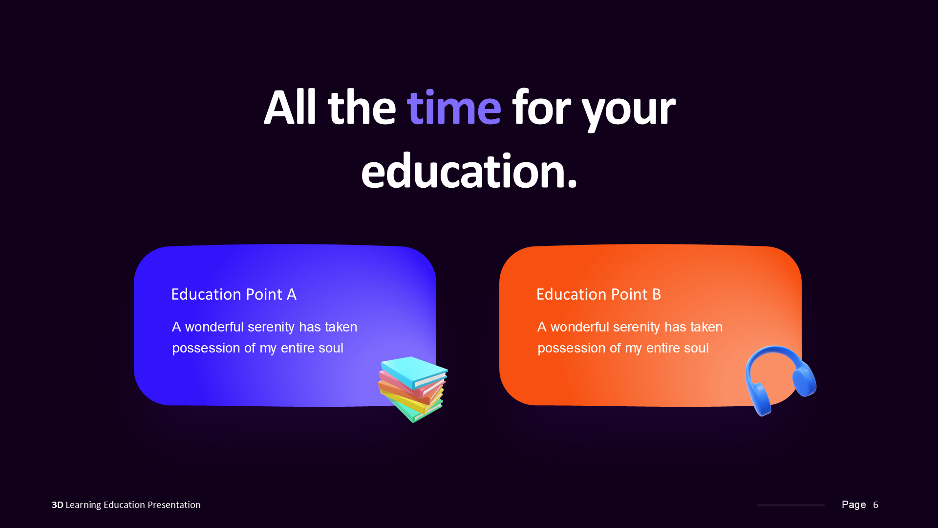 3D Learning Dark slide 6